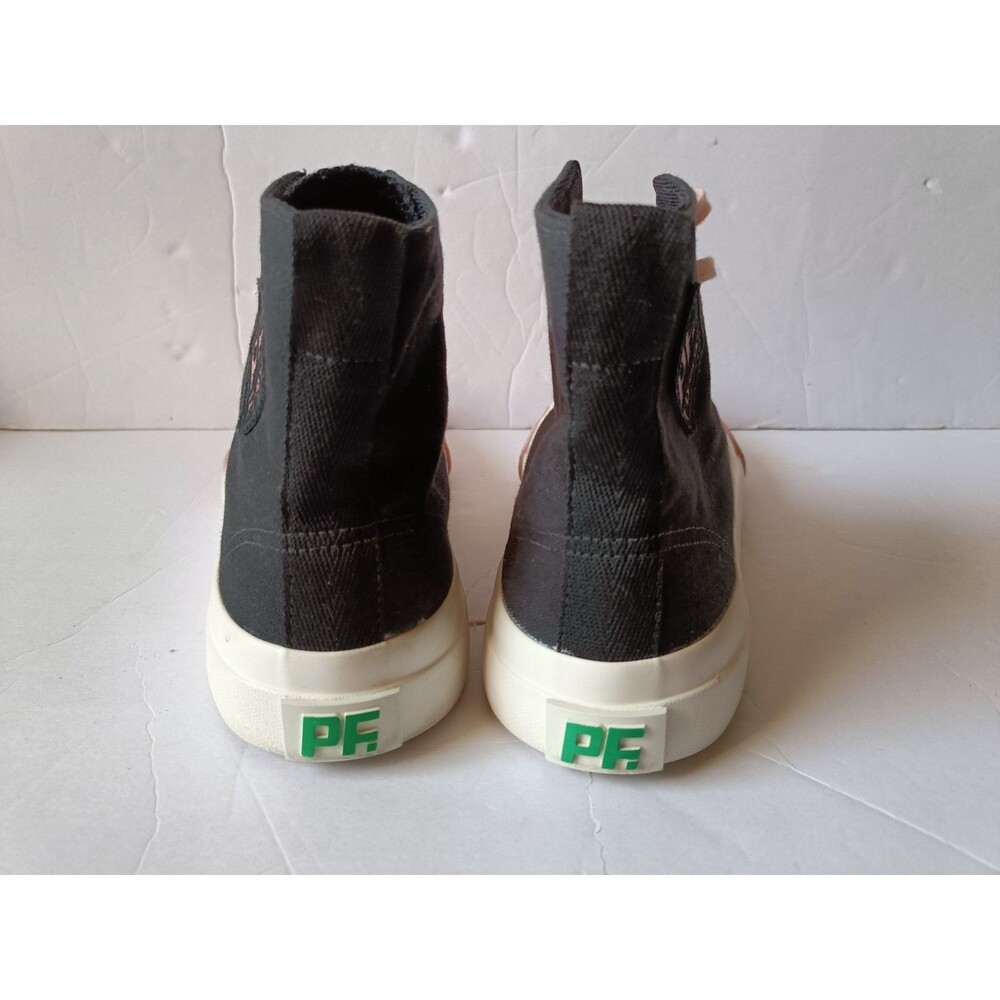 PF Flyers All American Shoes Women’s 8.5 Men's 7 High Top Shoes Black - Picture 8 of 10